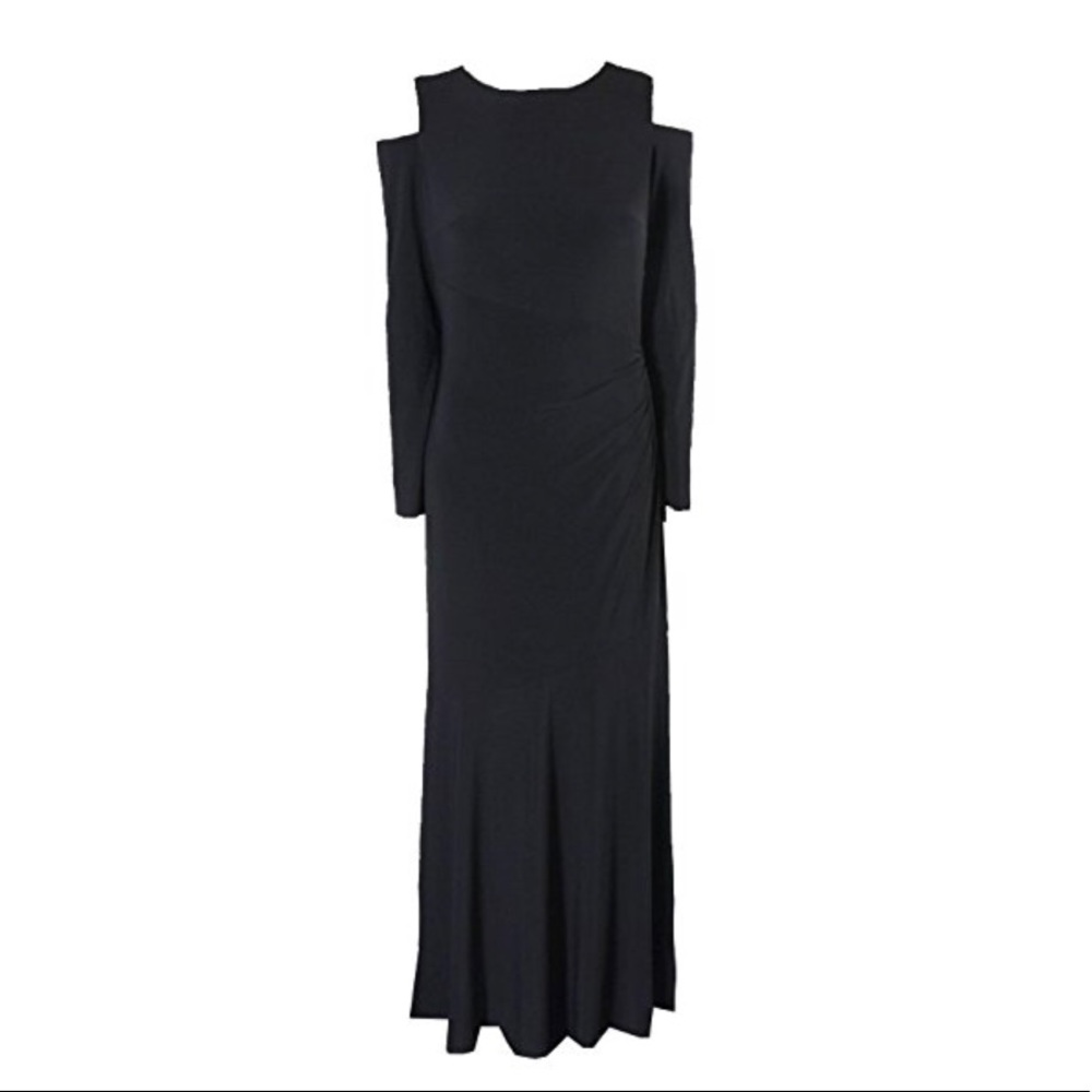 Ralph Lauren Matte Jersey Cold Shoulder Dress 4